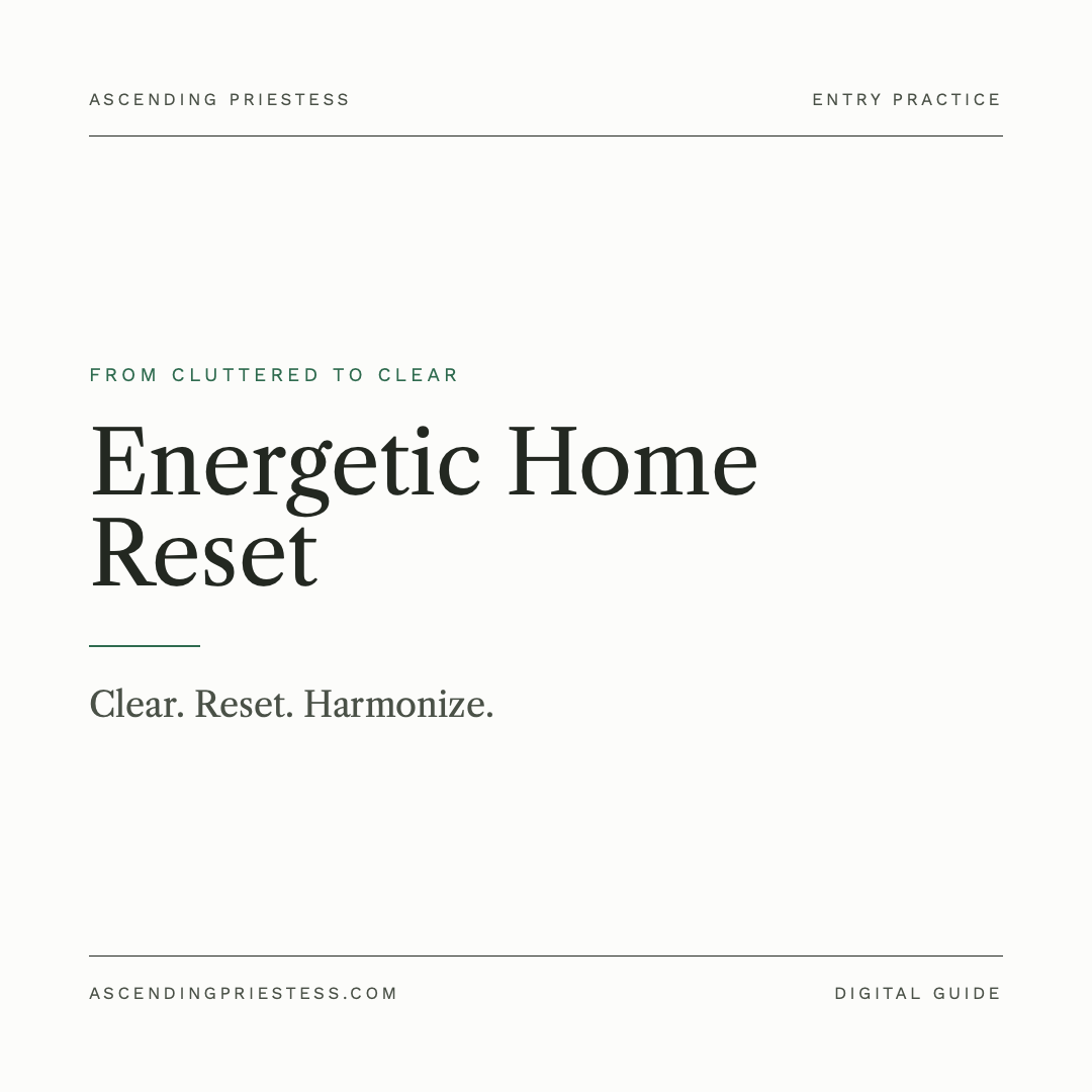 ENERGETIC HOME RESET KIT