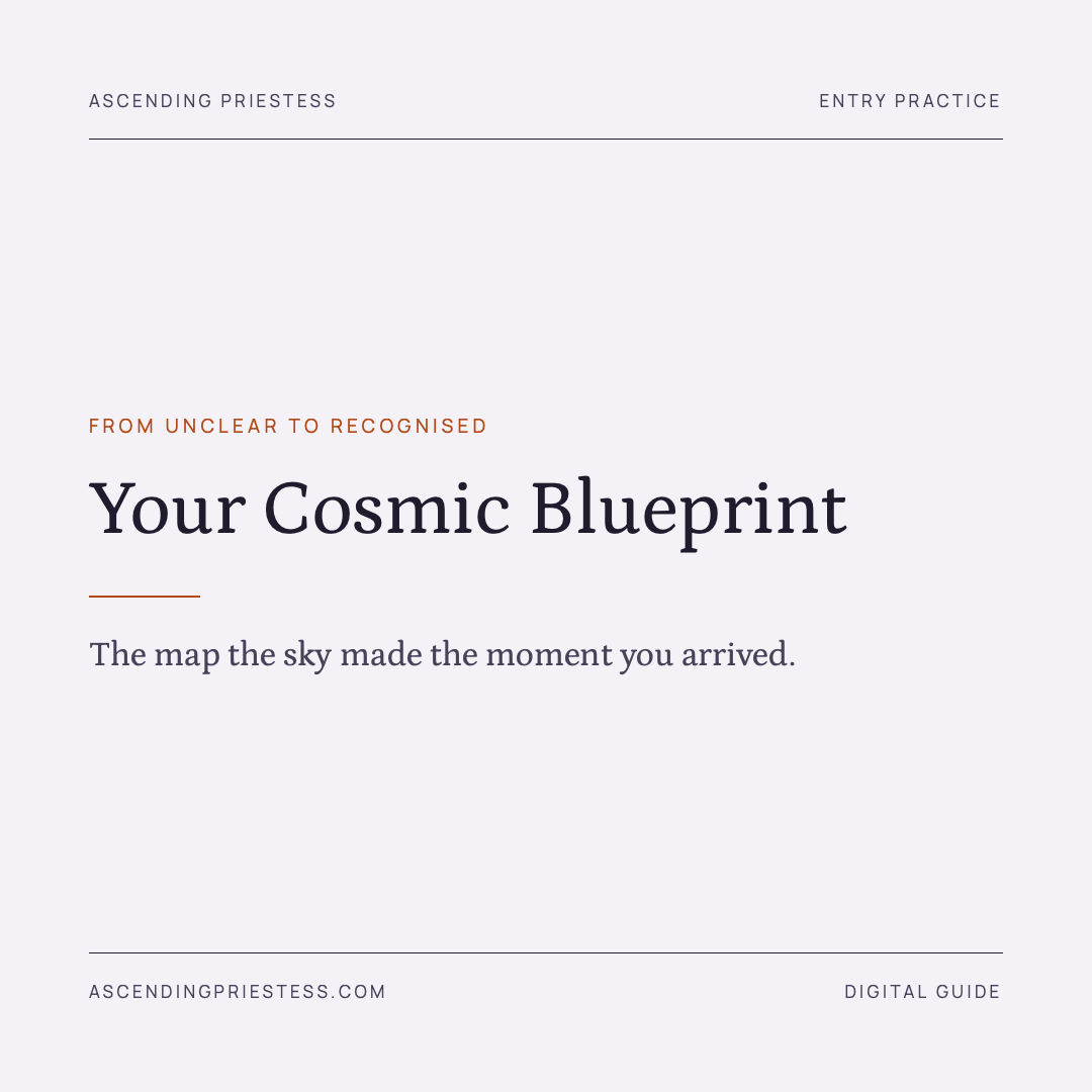COSMIC BLUEPRINT JOURNAL
