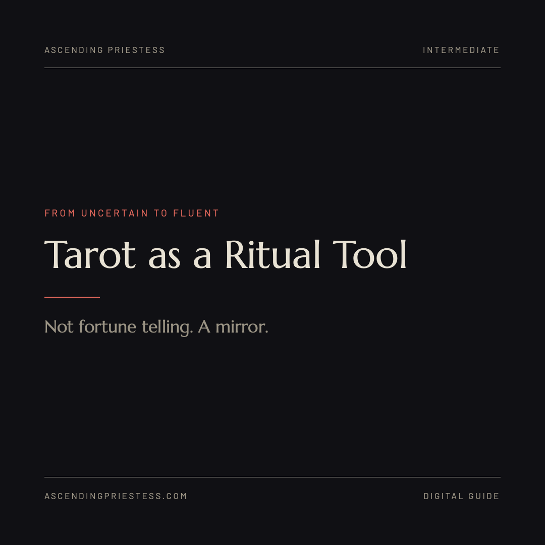TAROT RITUAL TOOL