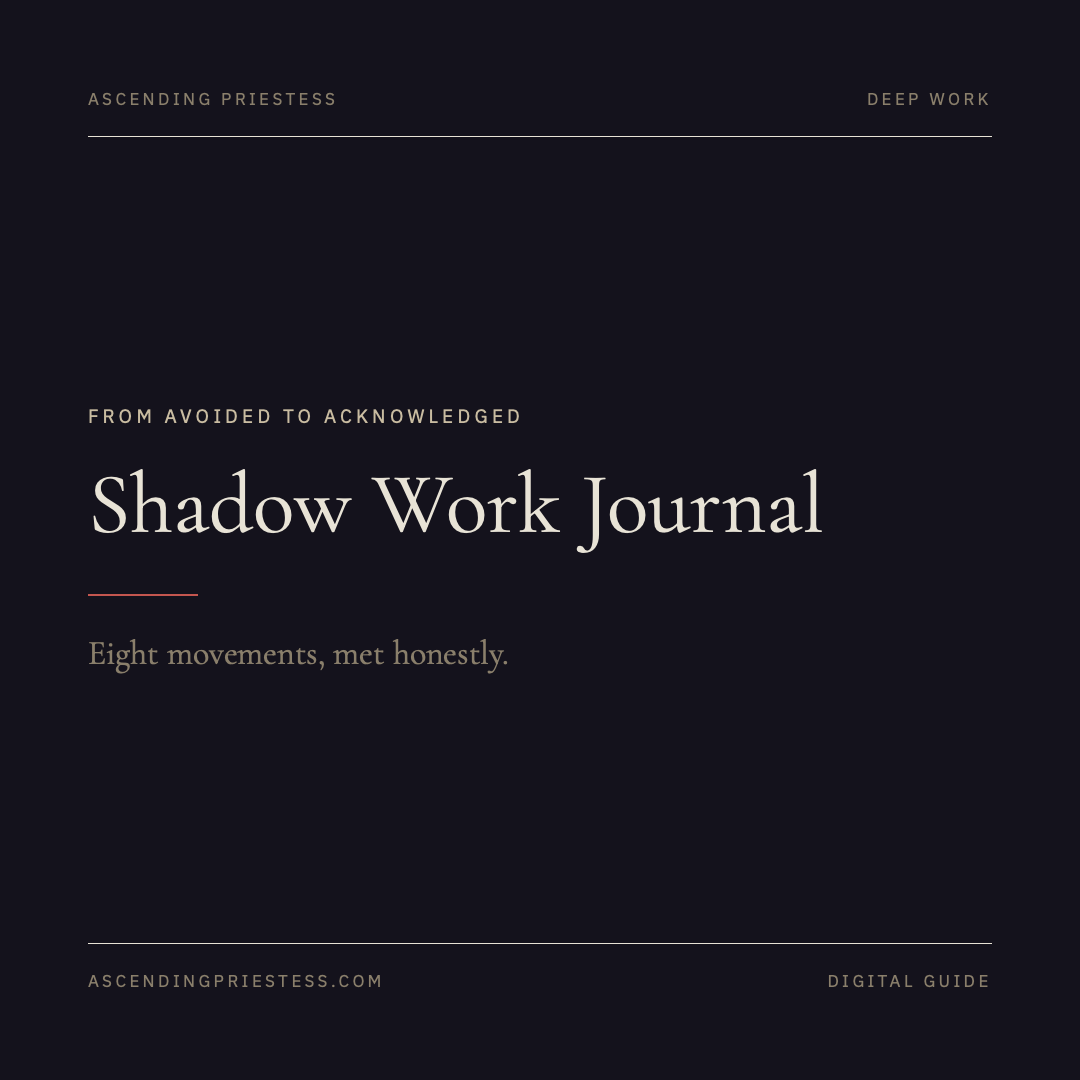 SHADOW WORK JOURNAL